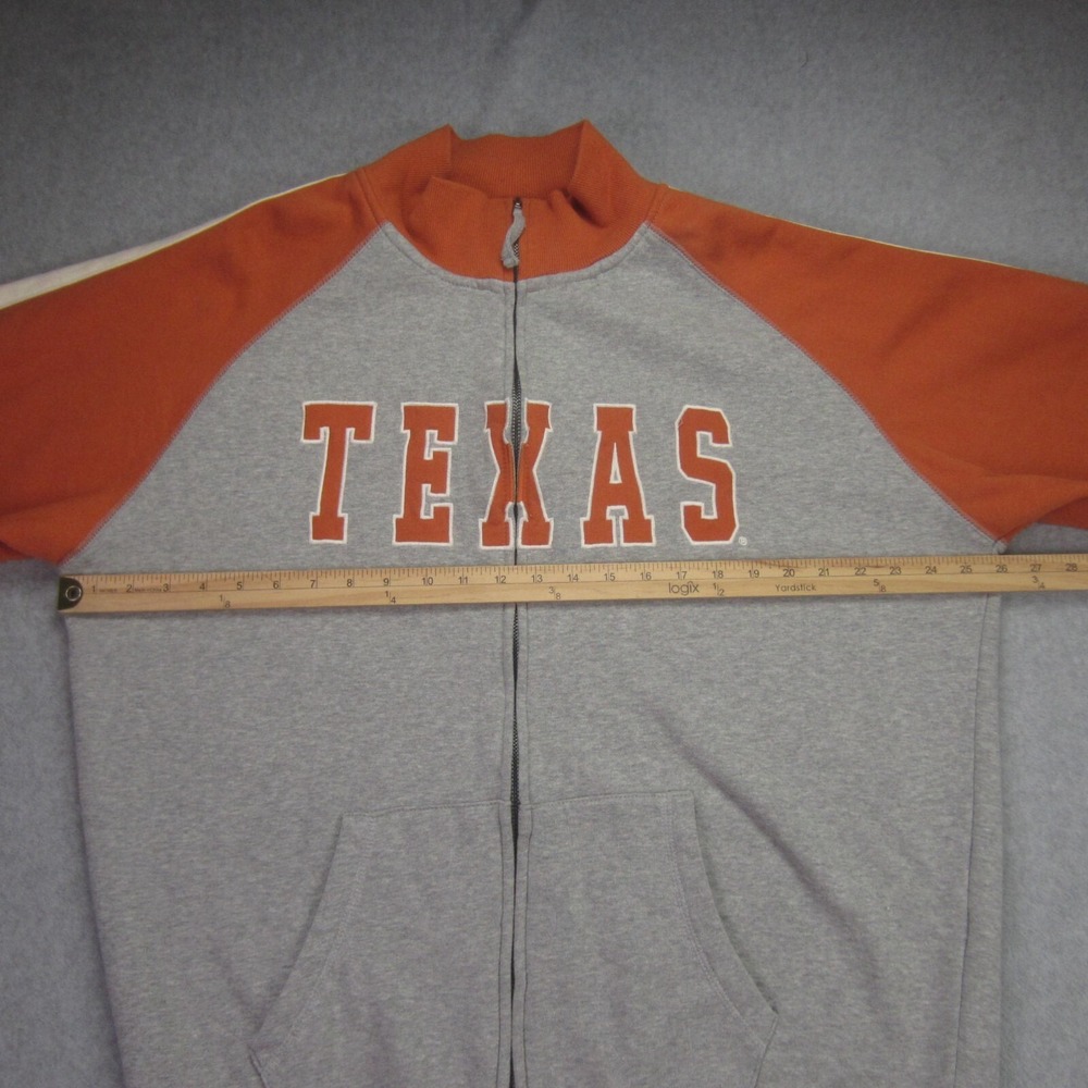 Texas Longhorns Jacket Womens XL Orange Full Zip Embroidered Campus Heritage‎ - Picture 11 of 14